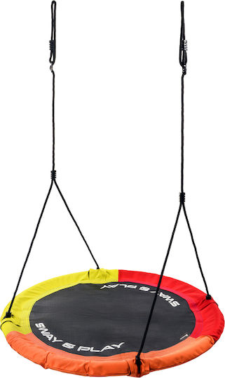Meteor Leagăn Cuib Suspendată Metalică 110x110x110cm. Multicoloră