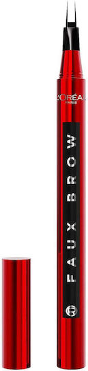 L'Oreal Paris Infaillible Faux Brow Водоустойчиво Химикал За Вежди Мек Черен 1мл