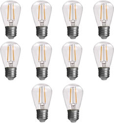 Lvt Becuri LED 2W pentru Dulie E27 Alb cald 10buc