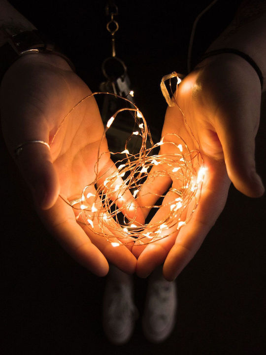 Family Decor Ghirlandă Luminoasă LED 1m cu 10 Beculețe