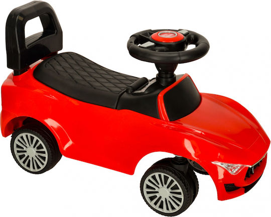 ikonka Premergător Mașinuță Ride On cu Sunete KX4411_2 Roșie