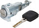 Cilindru Încuietoare Ușă Mașină Techstar Compatibil Skoda Octavia 2 2004-2013 Finisaj Argintiu Echivalent OE 1z0837167 Ușa Stângă