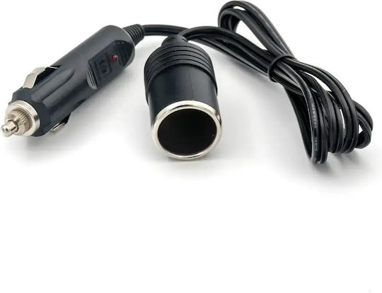 Car Zigarettenanzünder Verlängerungskabel 12-24v 1m 10a Sicherung Carguard Usc005