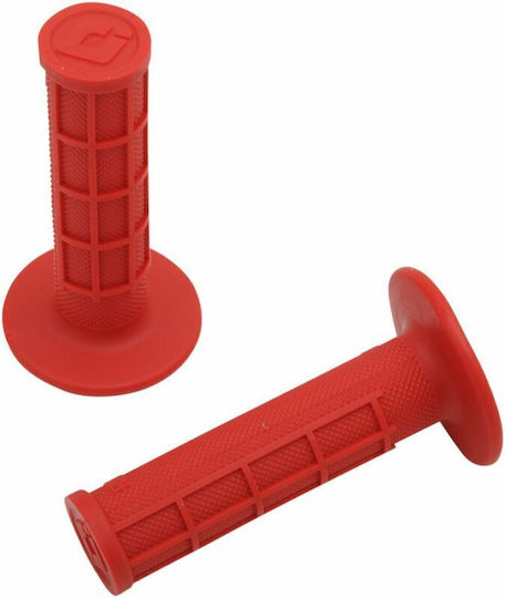 Odi Grip Closed Handlebar 22mm Length 11.4cm Ruffian Flange Half Waffle Universal Medium H01rfr Red