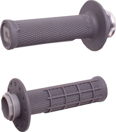Odi Grip Handlebar 22mm Micro-x V2 Diamond Knurled Flange Half Waffle Medium H36mxh Gray