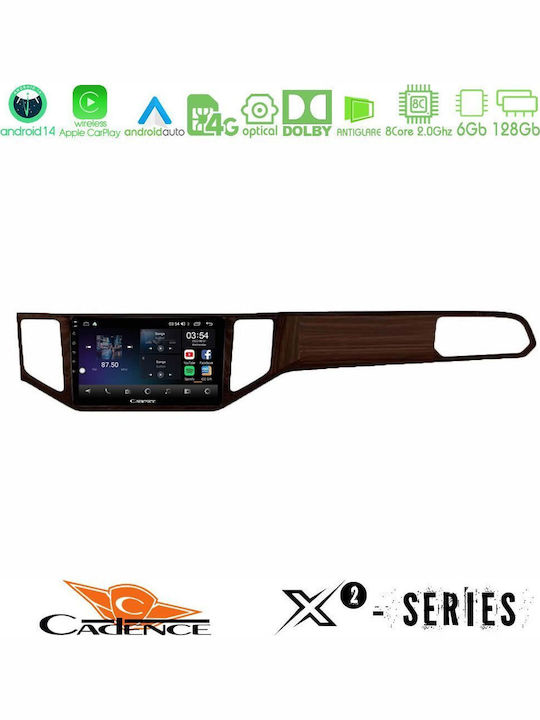 Cadence Автомобилна Аудио Система (Блутут/USB/WiFi/GPS/Apple-Carplay/Android-Auto) с Тъчскрийн 9"