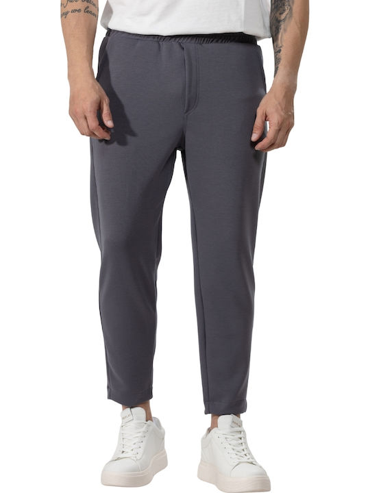 Παντελόνι σε Slim Εφαρμογή Black, Grey