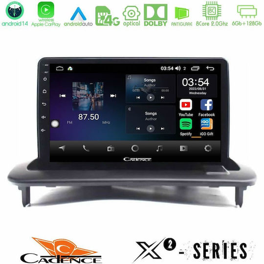 Cadence Ηχοσύστημα Αυτοκινήτου για Volvo S40 / C30 / C70 2004-2012 (Bluetooth/USB/WiFi/GPS/Apple-Carplay/Android-Auto) με Οθόνη Αφής 9"