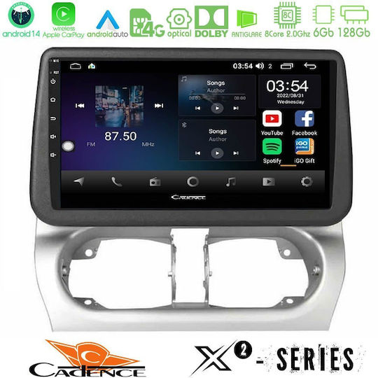 Cadence Car Audio System for Opel Corsa / Combo 2002-2011 (Bluetooth/USB/WiFi/GPS/Apple-Carplay/Android-Auto) with Touch Screen 9"