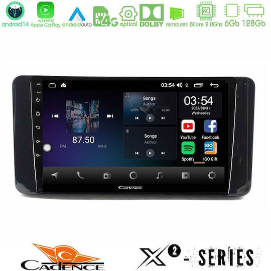Cadence Car Audio System for Skoda Kamiq 2019-2022 (Bluetooth/USB/WiFi/GPS/Apple-Carplay/Android-Auto) with Touch Screen 9"
