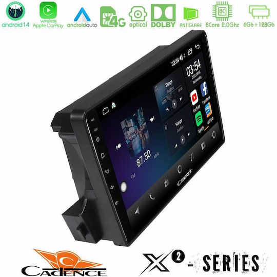 Cadence Car Audio System for Ssangyong Actyon / Kyron 2005-2014 (Bluetooth/USB/WiFi/GPS/Apple-Carplay/Android-Auto) with Touch Screen 9"