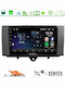 Cadence Auto-Audiosystem für Smart FürZwei 2010-2015 (Bluetooth/USB/WiFi/GPS/Apple-Carplay/Android-Auto) mit Touchscreen 9"
