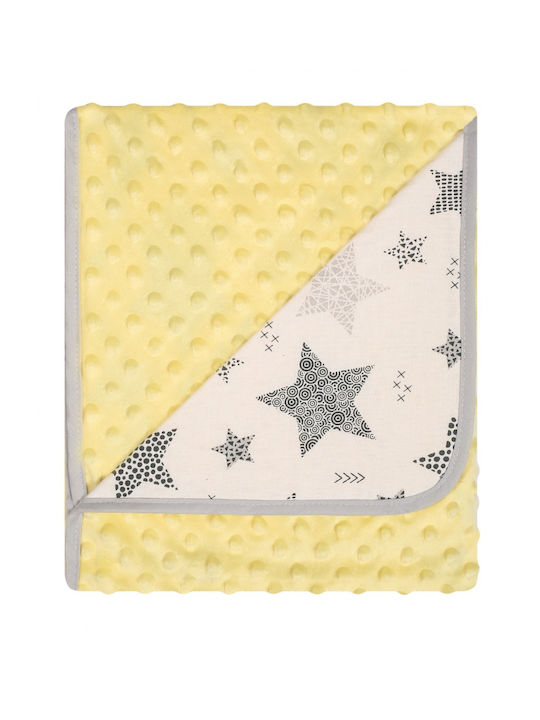 Duet Baby Pătură Pepinieră Swaddling pături 100% bumbac Galbenă 80x90cm