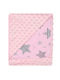Duet Baby Pătură Pepinieră Swaddling pături 100% bumbac Roz 80x90cm