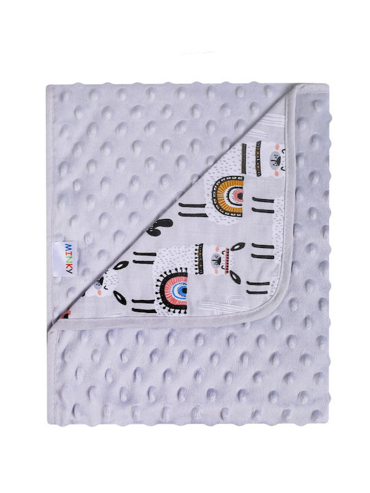 Duet Baby Pătură Pepinieră Swaddling pături 100% bumbac Gri 80x90cm