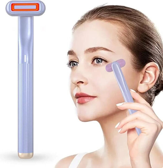 4 In 1 Facial Massage Device Alhena Microcurrent Red Light Therapy Facial Massage Therapeutic Heat Smoother Softer Rejuvenated Skin La005