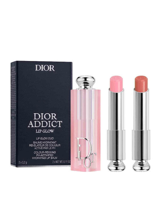 Dior Addict Lip Glow Duo Σετ Μακιγιάζ για τα Χείλη #001 Pink, #012 Rosewood 2τμχ Dior Addict Lip Glow Duo Σετ Μακιγιάζ για τα Χείλη #001 Pink, #012 Rosewood 2τμχ