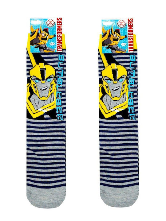 Disney Kids' Socks Transformers Yellow