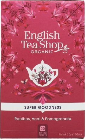 English Tea Shop Organic Product Red Tea 20 Bags 5gr