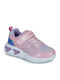 Kinder Sneaker Anatomisch mit Bügel- und Schleifenverschluss Rosa