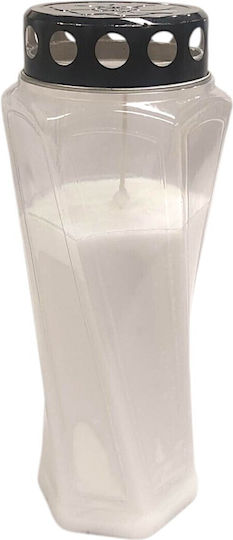 Paraffin Long-lasting Candle Vortex 5 Days White
