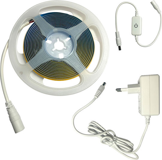 Aca Bandă LED 24V Alb Natural Lumină 3m Tip COB