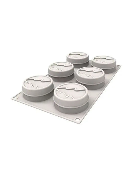 Silikomart Mini Weihnachtliche Süßigkeiten Pfanne/Form Gray L7xB3xD7cm.