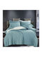 SpitiBazaar Set Cearșafuri King Size cu Elastic 220x240+30cm. Light Mint 4buc