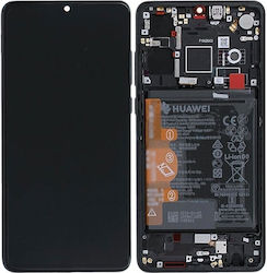Huawei Οθόνη με Πλαίσιο για Huawei P30 (Μαύρο) Huawei Οθόνη με Πλαίσιο για Huawei P30 (Μαύρο)