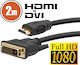 Dvi-d Hdmi Cable 2 M Gold-plated Connectors