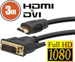 Dvi-d Hdmi Cable 3 M Gold-plated Connectors