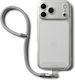 Ringke Universal Holder Hand Strap Link Flow P-type Crossbody Lanyard Mobile Phone Décor Adjustable Silky Silver
