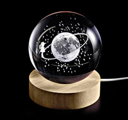 Διακοσμητικό Φωτιστικό Φωτισμό Crystal Ball 3x3εκ.