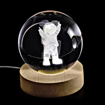 Διακοσμητικό Φωτιστικό Φωτισμό Crystal Ball 3x3εκ.