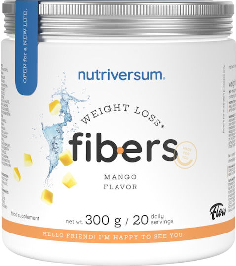 Nutriversum Фибри за Отслабване Добавка за Отслабване 300гр Малина
