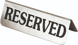 GTSA Ταμπελάκι "Reserved" Π16xΥ4cm GTSA Ταμπελάκι "Reserved" Π16xΥ4cm