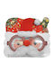 Xmasfest Christmas Glasses Santa Claus Hat Mustache 14x16cm 93-3395
