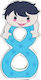 AGC Wooden Numbers 1pcs