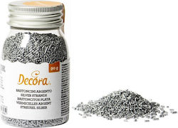 Decora Βρώσιμα Διακοσμητικά Ασημί 90gr Decora Βρώσιμα Διακοσμητικά Ασημί 90gr
