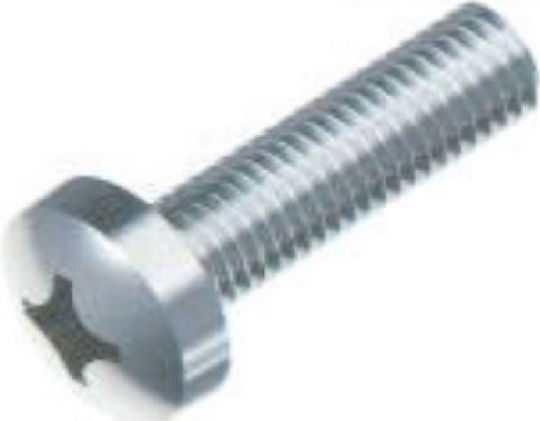 Maschinenschraube Inox mit Länge 6mm 10Stück Trapezförmig