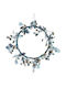 JK Home Decoration Crăciun Decorativ Coroană de flori cu Diametru 11cm.