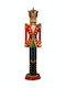 Katoikein Nutcracker de Crăciun Roșu Înălțime 90cm.