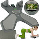 Trizand Multicolour Abs Trainer With Mat