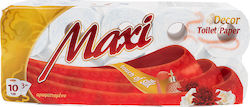 Maxi Χαρτί Υγείας 10 Ρολά 3 Φύλλων (130gr/Ρολό) Maxi Χαρτί Υγείας 10 Ρολά 3 Φύλλων (130gr/Ρολό)