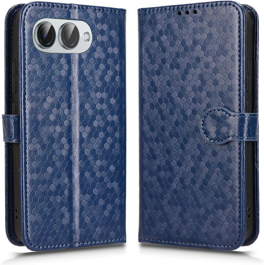 XGSM Klapphülle T Phone 3 5g Brieftasche Rhombus Blau