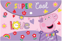 Φάκελος Κουμπί Α4 Peppa Pig