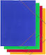 File Folder with Rubber Band Justnote 25x35cm 12 Pieces Random Design Selection