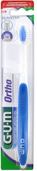 GUM 124 Ortho Manual Toothbrush Soft Blue