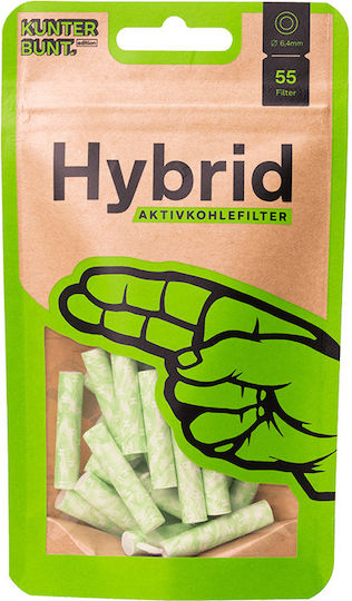 Hybrid Filters Filtertips Aktivkohle 6.4mm 55x1Stk