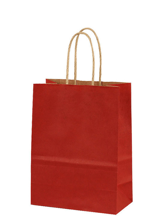 Metron Paper Bag for Gift Red 38x11x26cm.